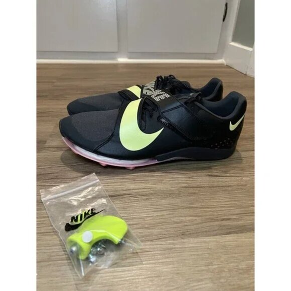 Nike Air Zoom LJ Elite Long Jump Track Field Spikes Black CT0079-001 Mens 11.5 - Picture 2 of 4